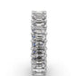 Emerald Cut Full Eternity Wedding Band  customdiamjewel   