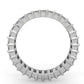 Emerald Cut Full Eternity Wedding Band  customdiamjewel   