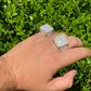 Round Cut Diamond Large Iced Out Hip Hop Ring  customdiamjewel   
