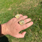 18K Solid Gold Hip Hop Diamond Skull Ring For Men's  customdiamjewel   