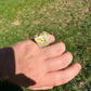 18K Solid Gold Hip Hop Diamond Skull Ring For Men's  customdiamjewel   