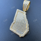 Natural Diamond Georgia Shape Atlanta Pendant  customdiamjewel   