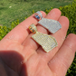 Natural Diamond Georgia Shape Atlanta Pendant  customdiamjewel   