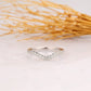 0.38CTW 3/4 Eternity Natural Dimaond Curved Wedding Band Wedding Band customdiamjewel   