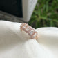 Oval Cut Lab Grown Diamond Gold Wedding Band customdiamjewel