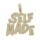 Baguette Moissanite Diamond SELF MADE Pendant hip hop jewelry customdiamjewel