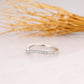 0.38CTW 3/4 Eternity Natural Dimaond Curved Wedding Band Wedding Band customdiamjewel   