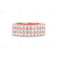 Iced Out Moissanite Sterling Silver Stackable Style Hip Hop Ring hip hop jewelry CustomDiamJewel
