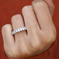 3.96 carat Oval Shape Natural Diamond Wedding Band  customdiamjewel   