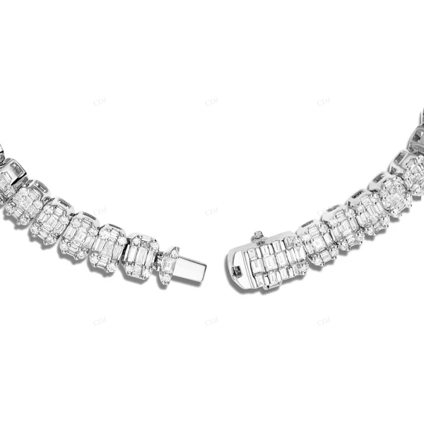 Premium VVS1 Moissanite Tennis Bracelet Luxury Handcrafted Design CustomDiamJewel