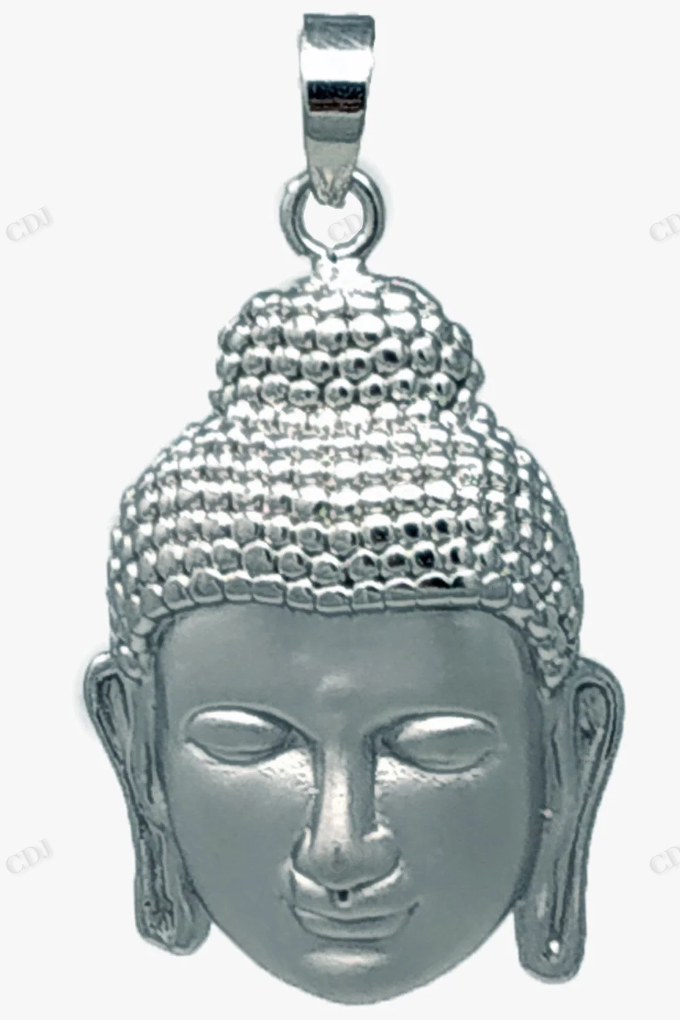 Sterling Silver Solid Buddha Pendant hip hop jewelry CustomDiamJewel