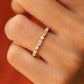 1.58CTW Round And Baguette Lab Grown Diamond Shared Prong Stacking Wedding Band  customdiamjewel   