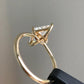 Lozenge Cut Lab Grown Diamond Bridal Ring customdiamjewel