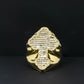 Silver Moissanite Baguette Diamond Cross Ring hip hop ring customdiamjewel