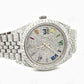 Customized Rainbow Numbers Rolex Moissanite Watch customdiamjewel