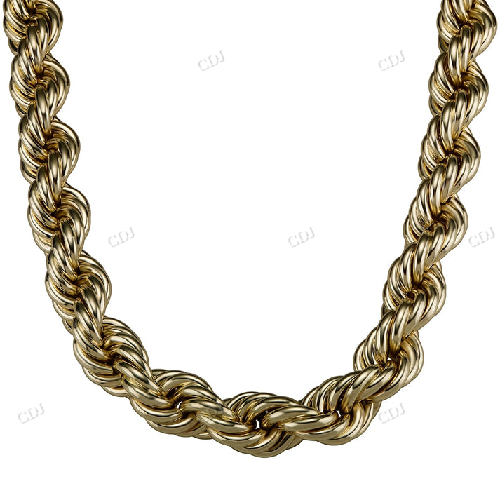 30MM Thick Heavy Rope Chain hip hop jewelry CustomDiamJewel