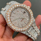 Fully Automatic Hip Hop Round Diamond Stainless Steel Band High Quality Timepieces Rolex Watch 25 To 28 Carat (Approx.)