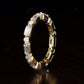 1.58CTW Round And Baguette Lab Grown Diamond Shared Prong Stacking Wedding Band  customdiamjewel   