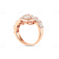 10K Gold Square Accent Baguette Diamond Wrap Ring hip hop jewelry CustomDiamJewel