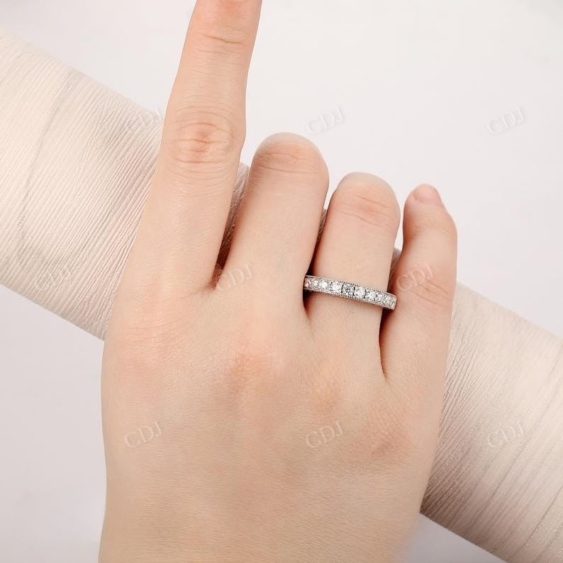 0.24CTW Natural Diamond Channel Set Filigree Wedding Band Wedding Band customdiamjewel   