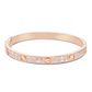 Luxury Cartier Style Love Bangle Bracelet in 18K Gold Plated Finish CustomDiamJewel