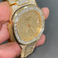 Full Yelllow Patek Philippe Iced Out Moissanite Diamond Custom Watch customdiamjewel