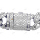 Two Tone VVS Moissanite Chunky Cuban Bracelet
