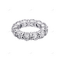 925 Silver Moissanite Eternity Wedding Band hip hop jewelry customdiamjewel