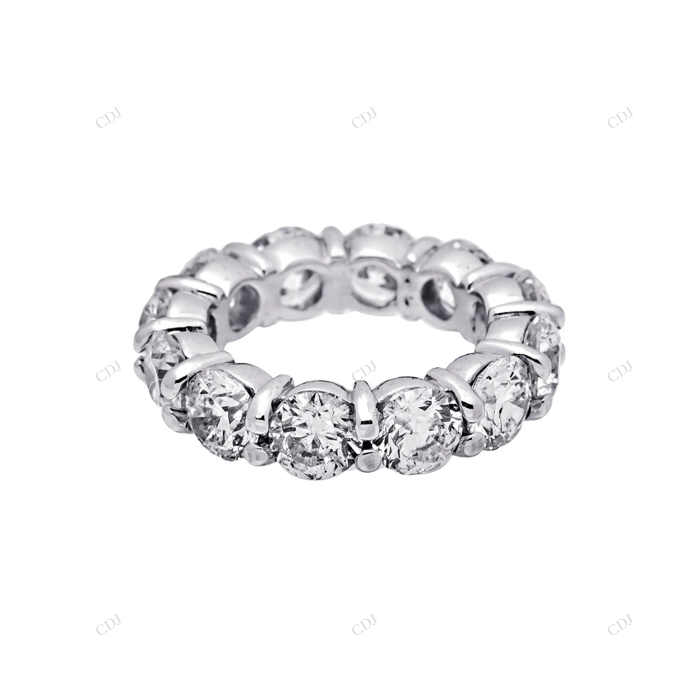 925 Silver Moissanite Eternity Wedding Band hip hop jewelry customdiamjewel