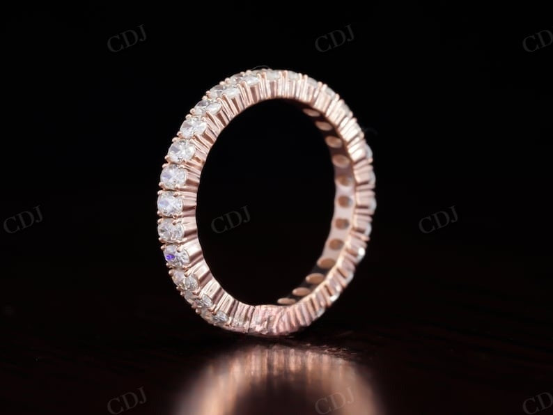 Full Eternity Oval Diamond Wedding Band  customdiamjewel   