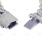 Two Tone VVS Moissanite Chunky Cuban Bracelet