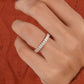 3.50CTW Oval Lab Grown Diamond Bridal Matching Band  customdiamjewel   