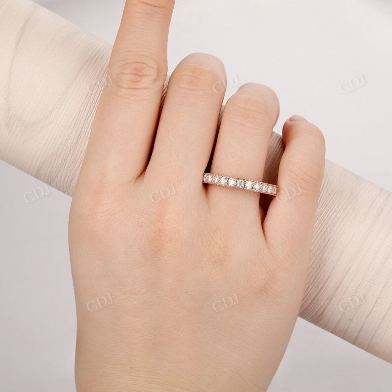 0.24CTW Natural Diamond Channel Set Filigree Wedding Band Wedding Band customdiamjewel   