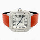 Small Diamond Orange Belt Cartier Moissanite Watch customdiamjewel