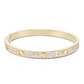 Luxury Cartier Style Love Bangle Bracelet in 18K Gold Plated Finish CustomDiamJewel
