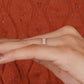 3.50CTW Oval Lab Grown Diamond Bridal Matching Band  customdiamjewel   