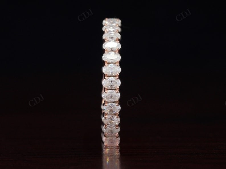 3.50CTW Oval Lab Grown Diamond Bridal Matching Band  customdiamjewel   