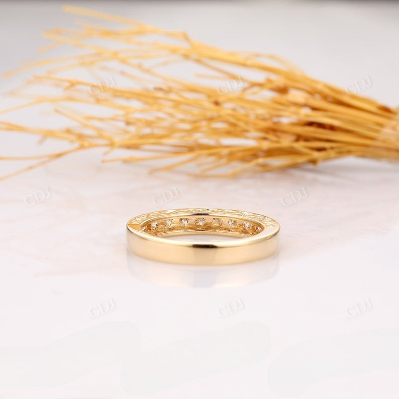0.24CTW Natural Diamond Channel Set Filigree Wedding Band Wedding Band customdiamjewel   