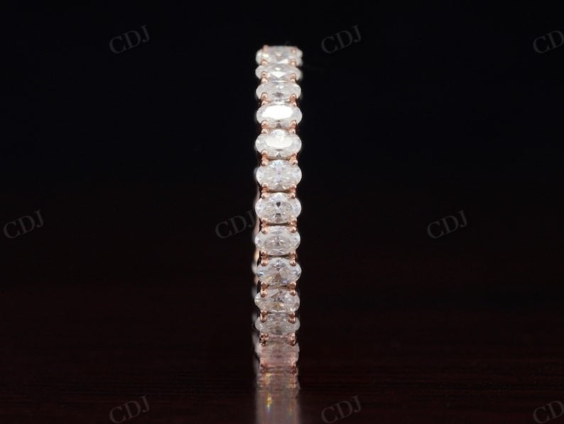 Full Eternity Oval Diamond Wedding Band  customdiamjewel   