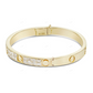 Luxury Cartier Style Love Bangle Bracelet in 18K Gold Plated Finish CustomDiamJewel