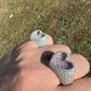 Baguette Diamond Heart Shape Iced Hip Hop Ring  customdiamjewel   