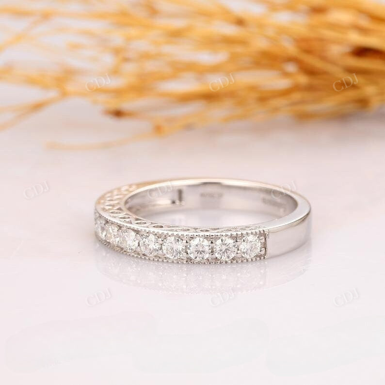 0.24CTW Natural Diamond Channel Set Filigree Wedding Band Wedding Band customdiamjewel   