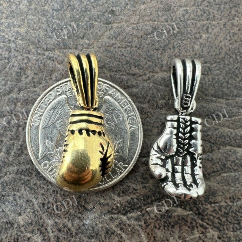 Boxing Gloves Gold Pendant For Men  customdiamjewel   