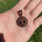 925 Silver Angry Red Face Emoji Pendant  customdiamjewel   