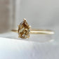 Canary Yellow Pear Cut Moissanite Bridal Ring customdiamjewel