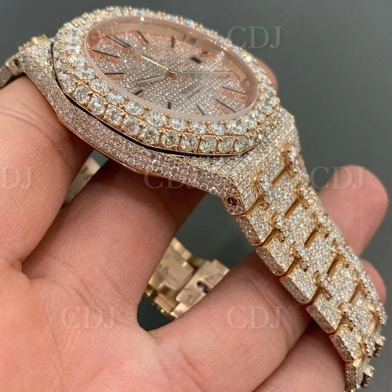 Personalized AP Modified Iced Out Moissanite Watch hip hop jewelry customdiamjewel