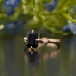 Black Emerald Moissanite Diamond Ring customdiamjewel