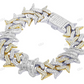 High Quality Silver Moissainte Thron Cuban Bracelet hip hop jewelry CustomDiamJewel