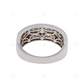 Luxury Moissanite Sterling Silver Multi Row Band hip hop jewelry customdiamjewel