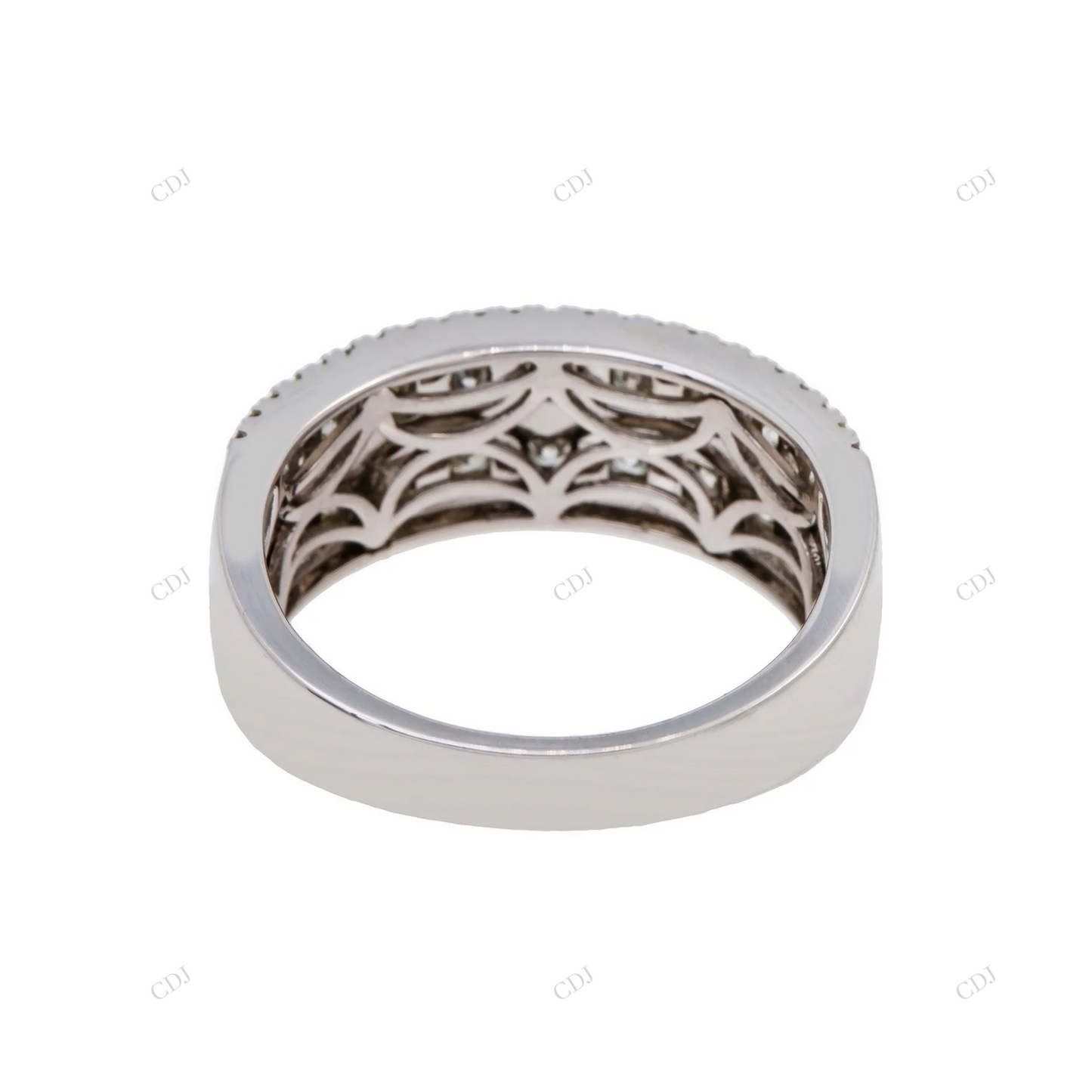 Luxury Moissanite Sterling Silver Multi Row Band hip hop jewelry customdiamjewel
